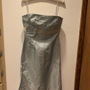 Kay Unger. Strapless. Baby-Blue. Purchased Saks.